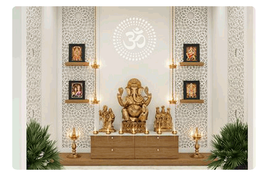 Pooja-Room-Interior-Designeers-in-Hyderabad-My-Home-Interior-Designers